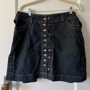 OILILY Denim Mini Skirt (42)
